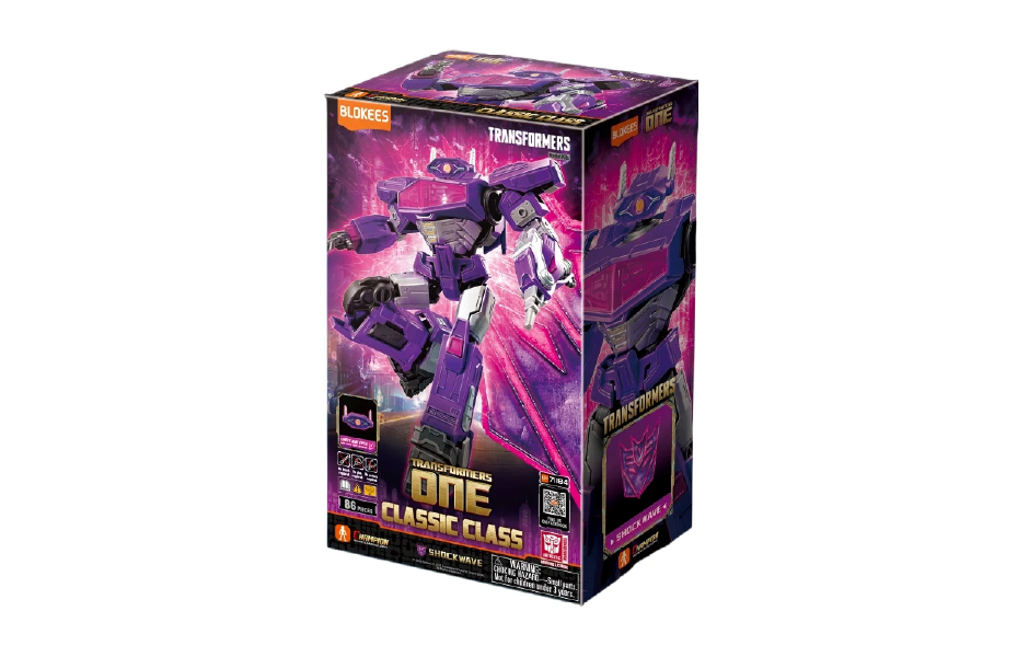 Blokees Model Kits - Transformers (Model Kit) 71184 - Classic Class(CC) 18-Movie8 SHOCKWAVE (Luminous Eyes & Chest)